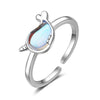 Silver Whale Unicorn Ring | 🦄 Kawaii Unicorn Store
